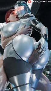 mass effect, mass effect 3, edi, femshep, futashep - R34 Vault