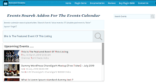3) booking calendar.booking calendar is one of the best free wordpress booking plugins in the market. The Events Calendar Search Addon Wordpress Plugin Wordpress Org
