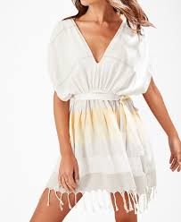 White Tassel Detailed Beach Dress