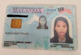 Kad pengenalan (seperti tertera dalam kad pengenalan) b. Maksud Nombor Kad Pengenalan Lama