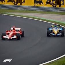 The 2006 grand prix was the first to be held here in wet conditions. 2006 Hungarian Grand Prix Michael Schumacher And Fernando Alonso S Battle