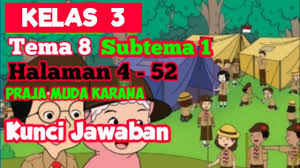 Kunci Jawaban Tematik Kelas 3 Tema 8 Subtema 1 Pembelajaran 1 6 Kurikulum 2013 Revisi 2018 Youtube