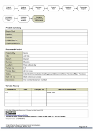 Report Requirements Document Template Document Templates Professional Templates Business Requirements