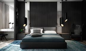 A few minimalist bathrooms ideas here. 4 Monochrome Minimalist Spaces Creating Black And White Magic Bedroom Interior Simple Bedroom Master Bedroom Interior