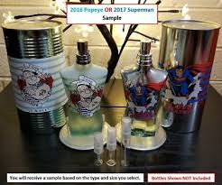 But i know the feeling of wanting to take back a recommendation or two. Jean Paul Gaultier Le Male Popeye Or Superman Eau Fraiche Sample Atomizer 7 99 Picclick