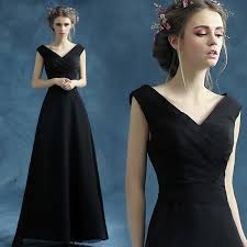 When shopping for the perfect party dress, always remember to bring your personal style and preferences into the mix. Fashion Black Sexy V Neck Bride Bridesmaid Long Wedding Dress Dinner Party Annual General Meeting Performance Host Formal Dress 1592 Lazada