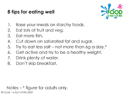While the loss of vision is often associated with getting older, according to the national eye institute, approximately 11 million americans age 12 or older could impr. 8 Tips For Eating Well Ppt Download