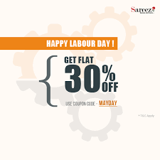 Get Flat 30 Off From Sareez Com Happy Labor Day Company Logo Tech Company Logos