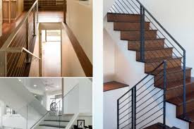 It makes use of a luxurious panel fencing which is in a lovely dark wooden brown color and complements the interiors and lights well. Modern Handrail Designs That Make The Staircase Stand Out