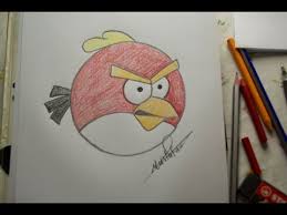 How To Drawing Angry Bird For Kids Drawing For Kids Birds For Kids Drawings