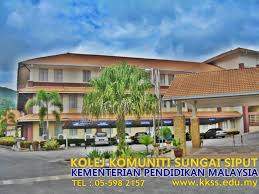 Kolej komuniti sungai siput telah mula beroperasi pada 1 mac 2003 dan merupakan salah sebuah daripada 17 buah kolej komuniti kementerian pendidikan malaysia yang ditubuhkan pada tahun 2003. Kolejkomuniti Sungai Siput Kkss Photos Facebook