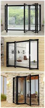 Brombal bifold doors are excellent in areas where unobstructed views are required. Outside Custom Size External Veranda Corner Sliding Folding Doors Aluminum Louvered Bifold Bi Fold Doors China Front Door Designs Sliding Front Door Designs Made In China Com
