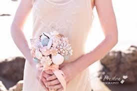 Check out our wedding bouquet shell selection for the very best in unique or custom, handmade pieces from our bouquets shops. Pastel Seashell Brooch Wedding Bouquet