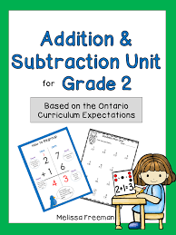 This Addition And Subtraction Unit For Grade 2 Contains Posters Lesson Ideas With Several Different Str Ontario Curriculum Addition And Subtraction 2nd Grade