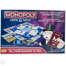 Check spelling or type a new query. Hasbro Monopoly Here Now Us Edition Board Game New Sealed Limited Edition 1909145655