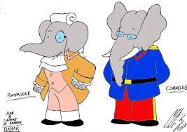Babar Pompadour And Cornelius Cornelius Elephant Art