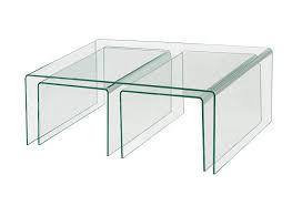 A table has a square top and 2 crossed. Bent Glass Nesting Coffee Tables Modern Glass Tea Table For Living Room Table Chime Table Balancetable Planets Aliexpress
