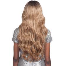 Bobbi boss synthetic premium fiber lace front wig pearl wig. Bobbi Boss Human Hair Blend 13x4 Swiss Lace Front Wig Mblf190 Carmela Tt4 613a Beauty Amazon Com