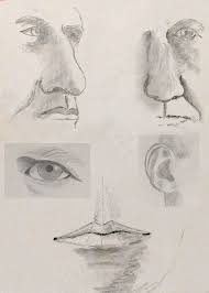 Draw The Face Dark Drawings Daily Drawing Watercolor Sketch