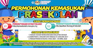 Jadwal pendaftaran sekolah kedinasan tahun 2021 direncanakan dibuka pada april 2021. Permohonan Pendaftaran Prasekolah 2021 Kpm Bagi Anak Yang Lahir Pada 2 Januari 2015 Hingga 15 Januari 2017 Edu Bestari