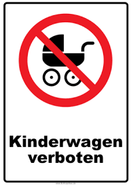Letztere sind meist rund und weisen einen breiten roten rand. Verbotsschild Kinderwagen Verboten Pdf Vorlage Zum Ausdrucken