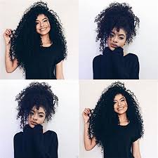 Curly hairstyles are beautiful, however, naturally curly hair can be a love/hate relationship, can't it? Amazon Com 3b 3c Afro Kinky Curly African American Clip In Human Hair Extensions Brazilian Virgin Hair Kinky Curly Clip Ins For Black Women 20 Inches Beauty