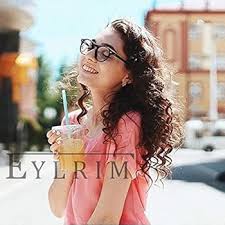 EYLRIM Blue Light Blocking glasses for Women Men, Vintage Thick Round Frame  Computer Eyeglasses, 01 Black, Small : Buy Online at Best Price in KSA