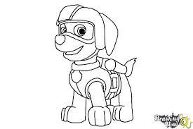 Pin By Jameela On How To Draw Zuma Paw Patrol Paw Patrol Drawings