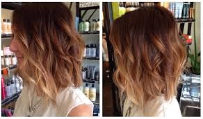 Carré plongeant ombré hair miel. Coiffure Femme Simple Et Rapide Beaux D