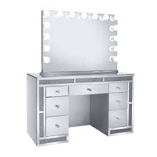 Melanie Premium Mirrored Vanity Table Impressions Vanity Co In 2020 Mirrored Vanity Table Vanity Table Vanity Mirror