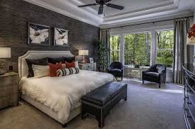 This is an overall white room, however this accent wall with a bold pattern turns this bedroom design into something perfect and unique. 27 Jaw Dropping Black Bedrooms Design Ideas Designing Idea