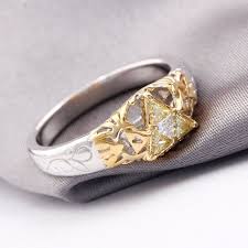 Triforce Zora Spiritual Stone Engagement Promise Wedding Ring Rose Engagement Ring Vintage Womens Engagement Rings Diamond Wedding Bands