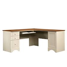 Find room for all your office essentials with the sliding keyboard/mouse shelf, lower storage shelf, and two storage drawers. Sauder Harbor View Computer Desk Antiqued White Finish Buy Online In Honduras At Honduras Desertcart Com Productid 2642788