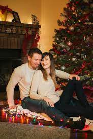 Christmas Tree Indoor Family Portrait Christmas Family Photoshoot Christmas Couple Pictures Christmas Photoshoot