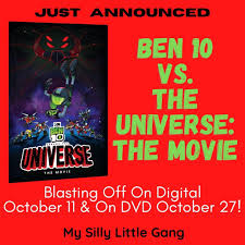 Spinel was told by pink to stand still until she returned. Just Announced Ben 10 Vs The Universe The Movie Blasting Off On Digital October 11 On Dvd October 27 Wbhomeent My Silly Little Gang