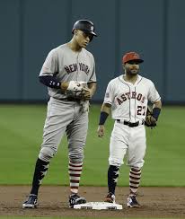 Ever Wondered What It Would Look Like If Aaron Judge Stood Next To Jose Altuve Jose Altuve Astros Baseball Baseball