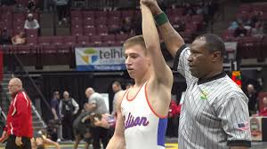 Abe Hermes threw it down at the state wrestling tournament in Columbus this  weekend 😤 This Edison Charger clinched bronze in D-3 at 126 🥉  Congratulations Abe! @edisonchargerwc Edison Athletics
