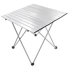 Camping Furniture Wakrays Portable Aluminum Roll Up Table Folding Outdoor Picnic Camping Table To View Camping Table Camping Picnic Table Aluminum Table