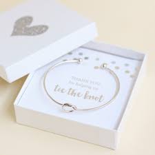 These Tie The Knot Bracelets Make Such A Fun And Stylish Gift For Bridesmaids Bridesmaid Gifts Knot Knot Bracelet Bridesmaid Wedding Gifts For Bridesmaids
