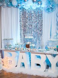 Inspiration For A Winter Wonderland Baby Shower Parties365 Winter Baby Shower Themes Winter Wonderland Baby Shower Creative Baby Shower Themes
