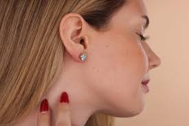 Elegante Aquamarin Ohrringe in 14K Gold oder Silber, Baguette Ohrringe für  Frauen, Minimalistische Ohrstecker, Mutter Schmuck, Geburtstagsgeschenk