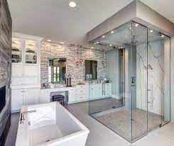 Master bathroom ideas can give your home the uplift that it might need and raise your spirits too! Top 60 Best Master Bathroom Ideas Home Interior Designs Luxury Master Bathrooms Master Bathroom Design Bathroom Design Luxury