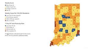 Higher Risk Locations For Covid 19 Spread Double In Indiana