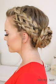 Waterfall Dutch French Braid Into Braided Bun Hair Styles Braids For Long Hair Braided Hairstyles Updo