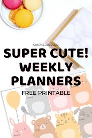 1,092 planner and organizer refill pages you can download and print. Weekly Planner Free Printable Pdf Cute Designs Cute Freebies For You