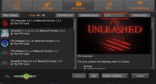 All the mods 6 is the latest version in the popular all the mods series for minecraft. Open Server Studio Tumbleweed Ftb Unleashed 1 1 6 All Mods Enabled 30 Slot Pve Grief Prevention Feed The Beast