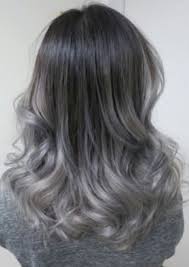 Beautiful brunette and silver blend. Silver Ombre Hair Ideas For Ash Blonde And Silver Ombre Hair Askhairstyles