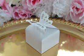 White Butterfly Favor Boxes Set Of 20 Baby Shower Bridal Shower Wedding Tea Party Butterfly Baby Shower Favors Butterfly Favors Butterfly Baby Shower