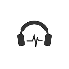 Template Icons Design Icon Template Illustration Symbol Sound Vector Music Headset Dj Logo Audio Concept Sign Stereo Headph Icon Design Dj Logo Design Template