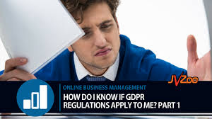 HOW DO I KNOW IF GDPR REGULATIONS APPLY TO ME? PART 1